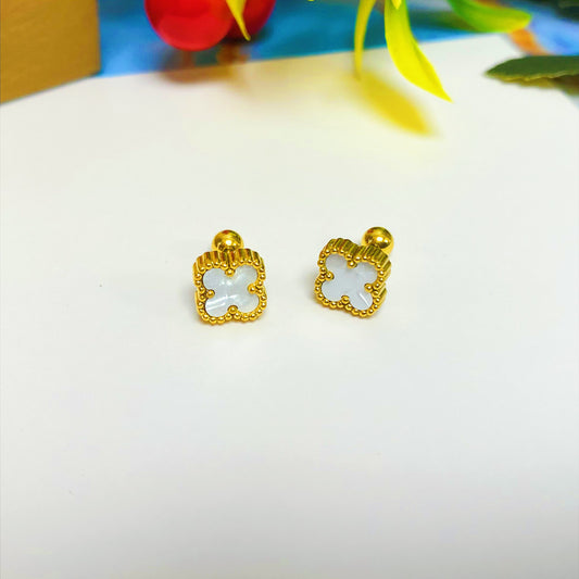 Baby Earrings -V and C and A