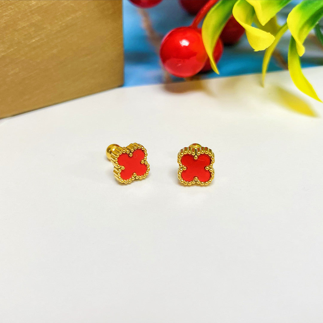Baby Earrings -V and C and A