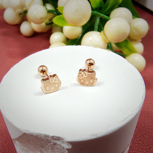 Baby Earring - Hello and Kitty