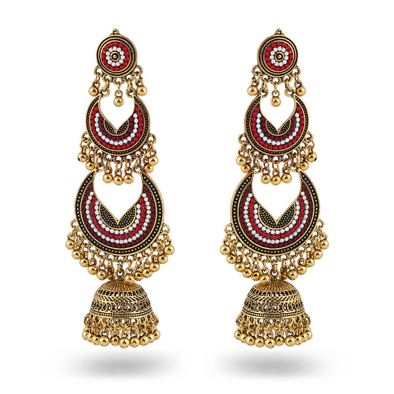Indian Earrings Bohemian Beads Tassel Earrings for Wowen - enjoyinshopping