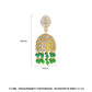 High-Quality Indian Style Earrings Bollywood Inlaid Zircon Luxury Jhumka Jhumki Jumka Earrings-Gold - enjoyinshopping