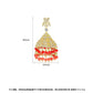 High-Quality Indian Style Earrings Bollywood Inlaid Zircon Luxury Jhumka Jhumki Jumka Earrings-Gold - enjoyinshopping