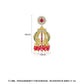 High-Quality Indian Style Earrings Bollywood Inlaid Zircon Enboss Bell Shape Luxury Jhumka Jhumki Jumka Earrings-Gold - enjoyinshopping