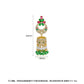 High-Quality Indian Style Earrings Bollywood Inlaid Zircon Luxury Jhumka Jhumki Jumka Earrings-Gold - enjoyinshopping