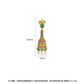 High-Quality Indian Style Earrings Bollywood Inlaid Zircon Long Luxury Jhumka Jhumki Jumka Earrings-Gold - enjoyinshopping