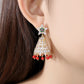 High-Quality Indian Style Earrings Bollywood Inlaid Flower Zircon Luxury Jhumka Jhumki Jumka Earrings-Gold - enjoyinshopping