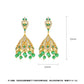 High-Quality Indian Style Earrings Bollywood Inlaid Zircon Luxury Jhumka Jhumki Jumka Earrings-Gold - enjoyinshopping