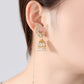 High-Quality Indian Style Earrings Bollywood Inlaid Zircon Luxury Jhumka Jhumki Jumka Earrings-Gold - enjoyinshopping