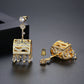 High-Quality Indian Style Earrings Bollywood Inlaid Zircon Lock & Key Luxury Jhumka Jhumki Jumka Earrings-Gold - enjoyinshopping