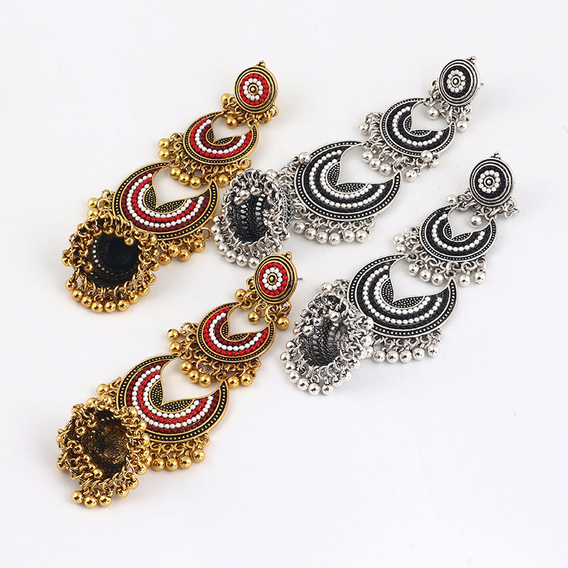 Indian Earrings Bohemian Beads Tassel Earrings for Wowen - enjoyinshopping