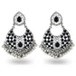 Indian Earrings Traditional Round Beaded Earrings Chandali for Wowen-Gold/Silver