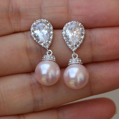 Faux Pearl Earrings Fashion Small Women's Stud Earrings