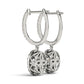 European and American Hot Sale Inlaid Zircon Women's Ear Clip Earrings