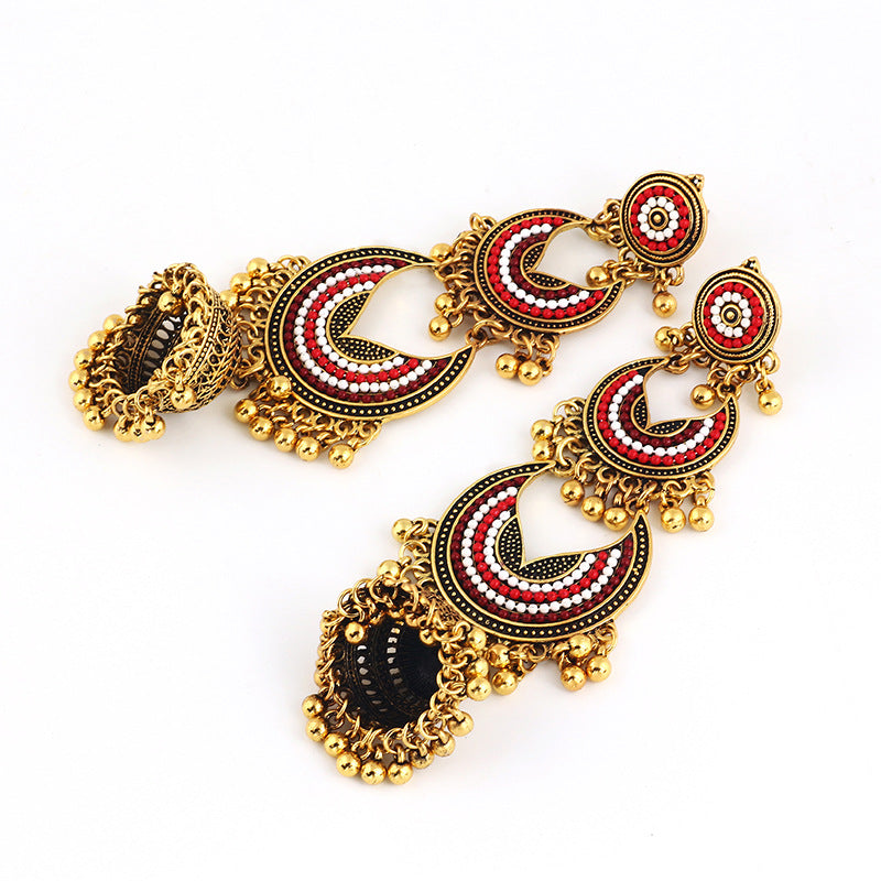 Indian Earrings Bohemian Beads Tassel Earrings for Wowen - enjoyinshopping